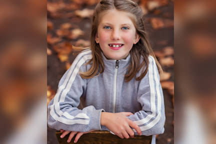 10-year-old Evangeline Durupt of Comox. Photo by Crystal Chowdhury - Crystal Clear Photography