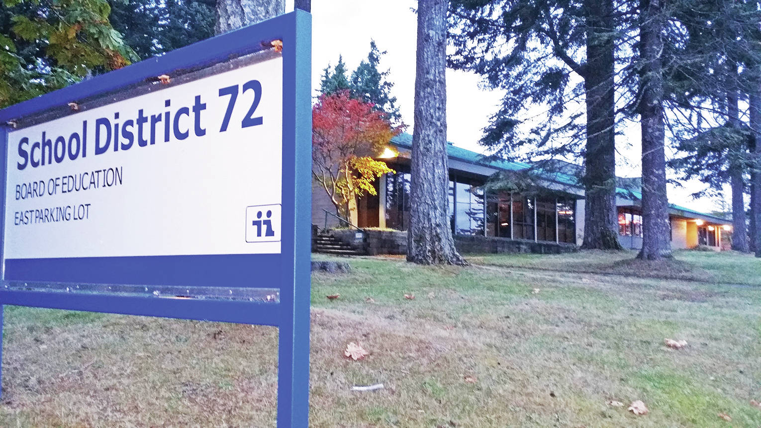 SD72 board office. Campbell River Mirror photo