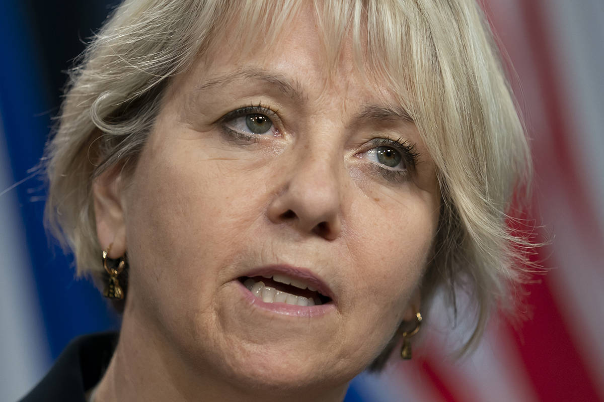 B.C.’s provincial health officer, Dr. Bonnie Henry. THE CANADIAN PRESS/Jonathan Hayward