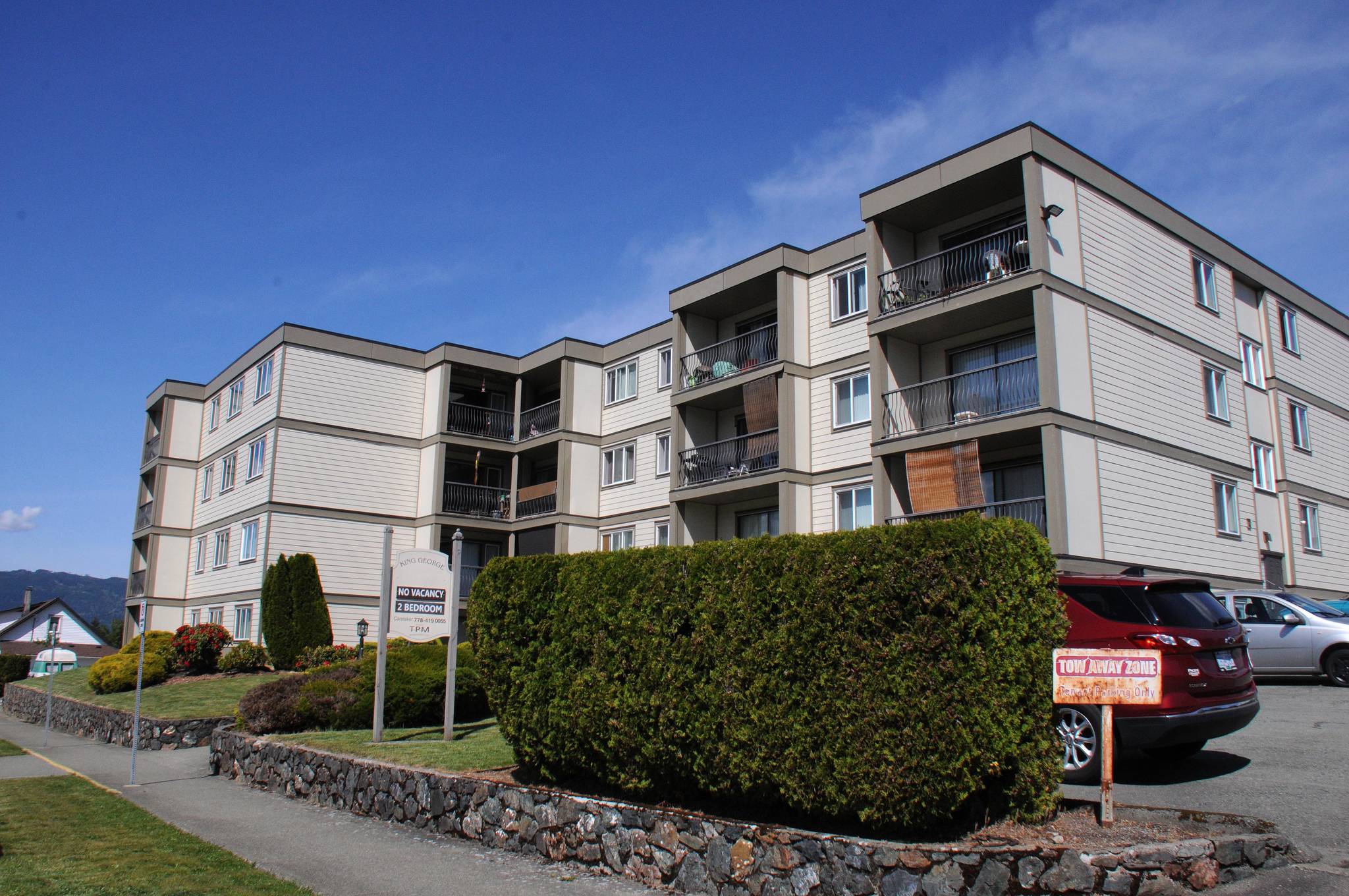 Residents living in the 41-unit King George Apartments on Fifth Avenue and Argyle Street in Port Alberni will be able to remain there after the Canadian Mental Health Association and Province of B.C. partnered to purchase the building in May 2021. (SUSAN QUINN/ Alberni Valley News)