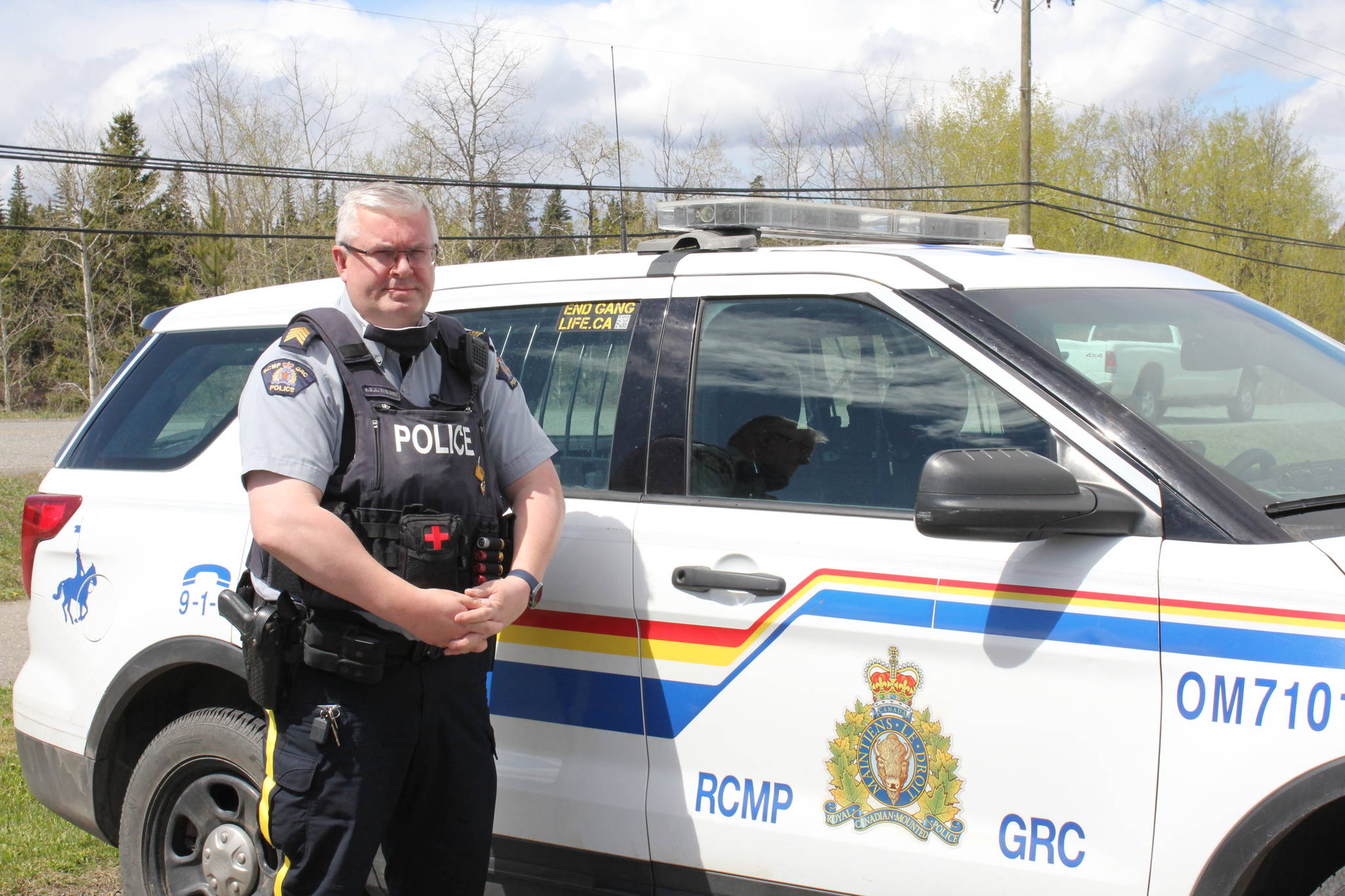 Staff-Sgt. Svend Nielsen, with the 100 Mile House RCMP. (Melissa Smalley - 100 Mile Free Press)