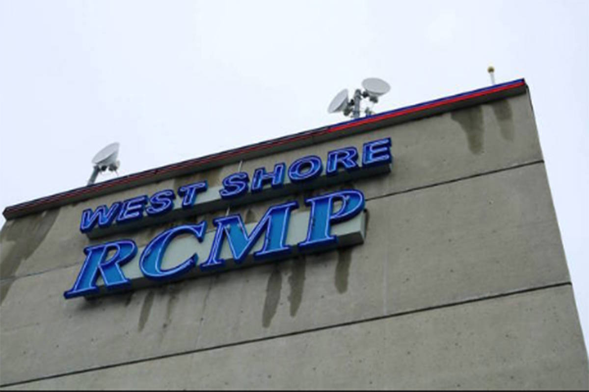 West Shore RCMP detachment. (Black Press Media File Photo)