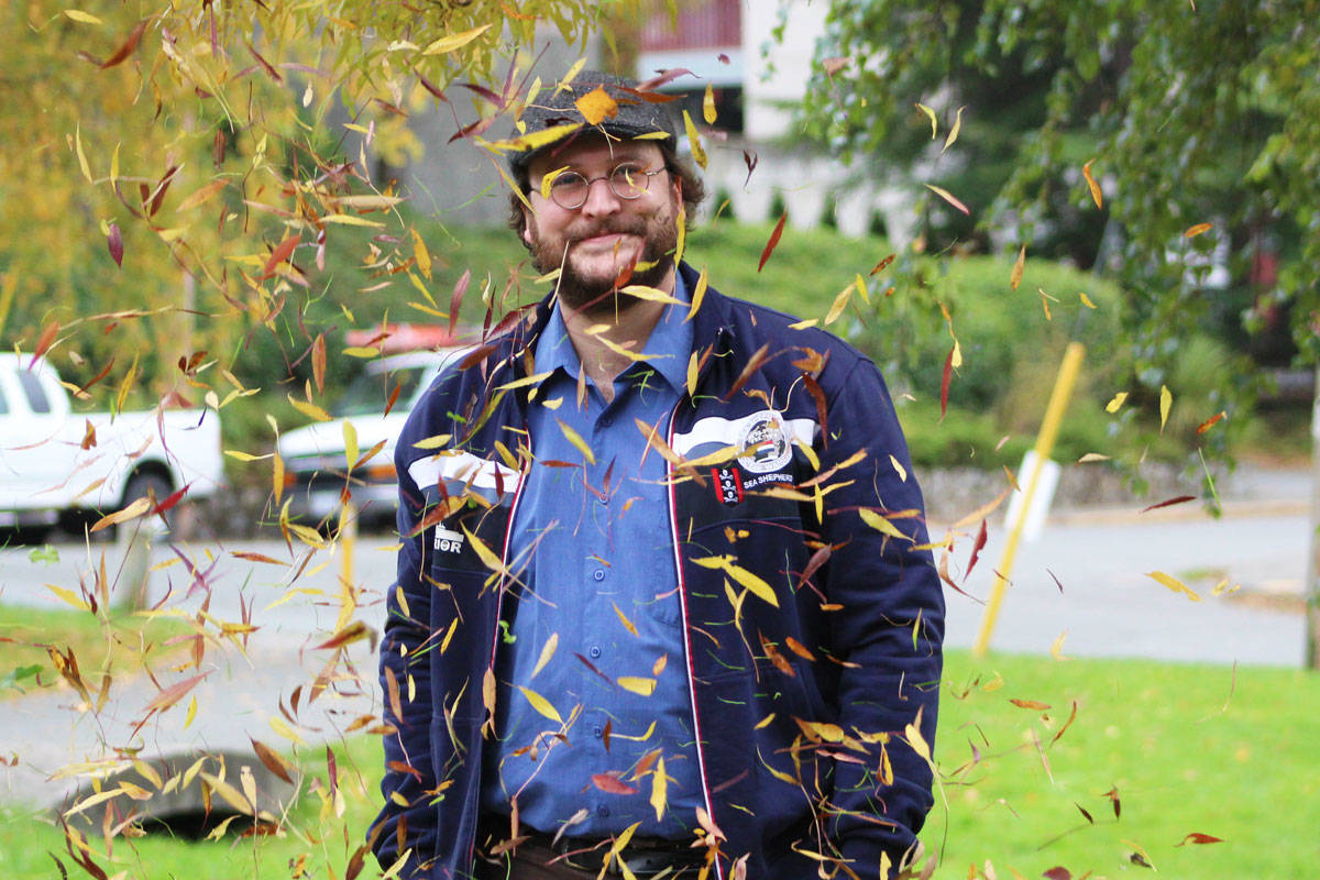 Teale Phelps Bondaroff presented a petition signed by over 540 Greater Victoria residents opposed to gas-powered leaf blowers. (Black Press Media file photo)