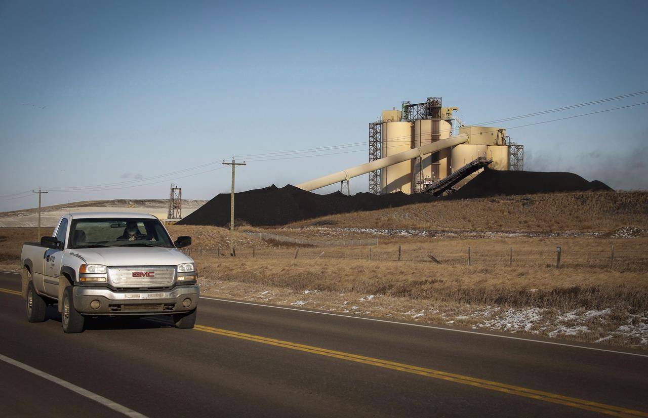 A conveyor belt transports coal at the Westmoreland Coal Company’s Sheerness Mine near Hanna, Alta., Tuesday, Dec. 13, 2016. Coal mines can be environmentally safe and can become useful, enjoyable landscapes when the seam runs out, say scientists working with industry. THE CANADIAN PRESS/Jeff McIntosh