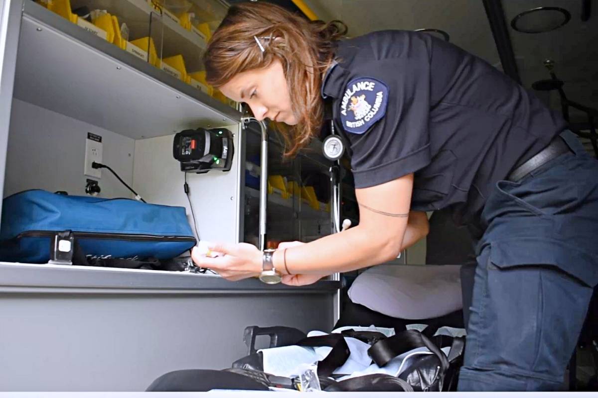 Prince Rupert Community Paramedic Jessica Friesen during Paramedic Service Week from May 23 to 29 said it is the toughest day of a person’s life when they have to call 911. (Photo: K-J Millar/The Northern View)