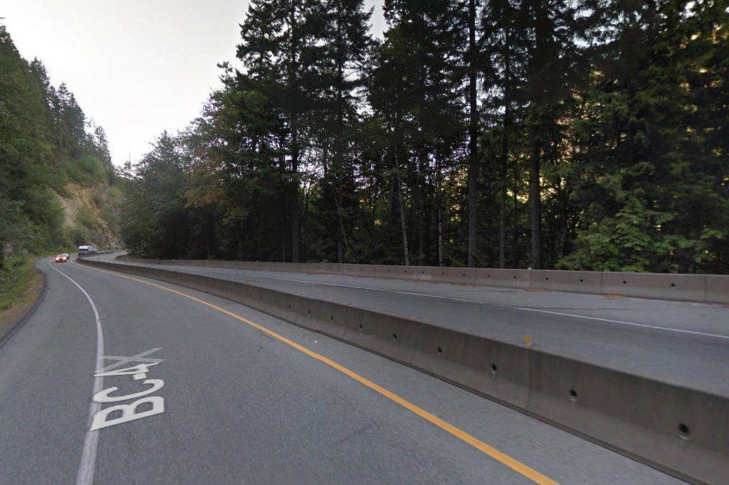 Paving is planned for the “S” curves at the bottom of the Hump on Highway 4. (GOOGLE MAPS SCREENSHOT)