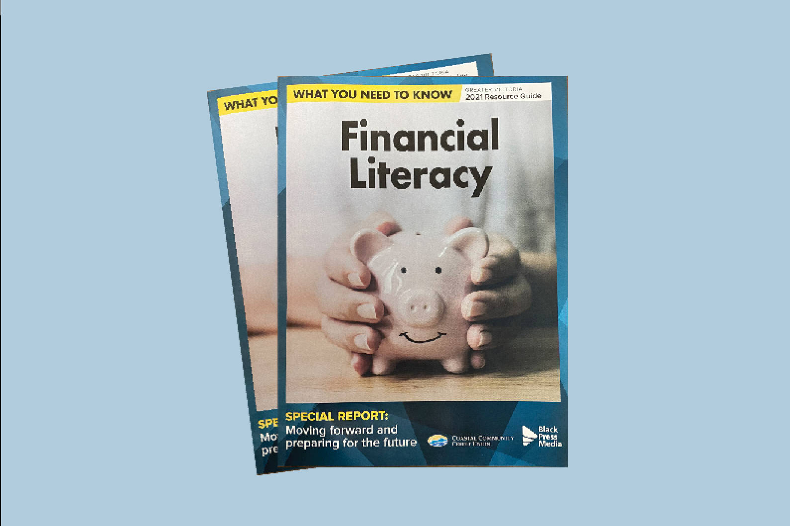 Pick up the <em>Financial Literacy Guide</em> from locations around Greater Victoria, or read the e-edition online.