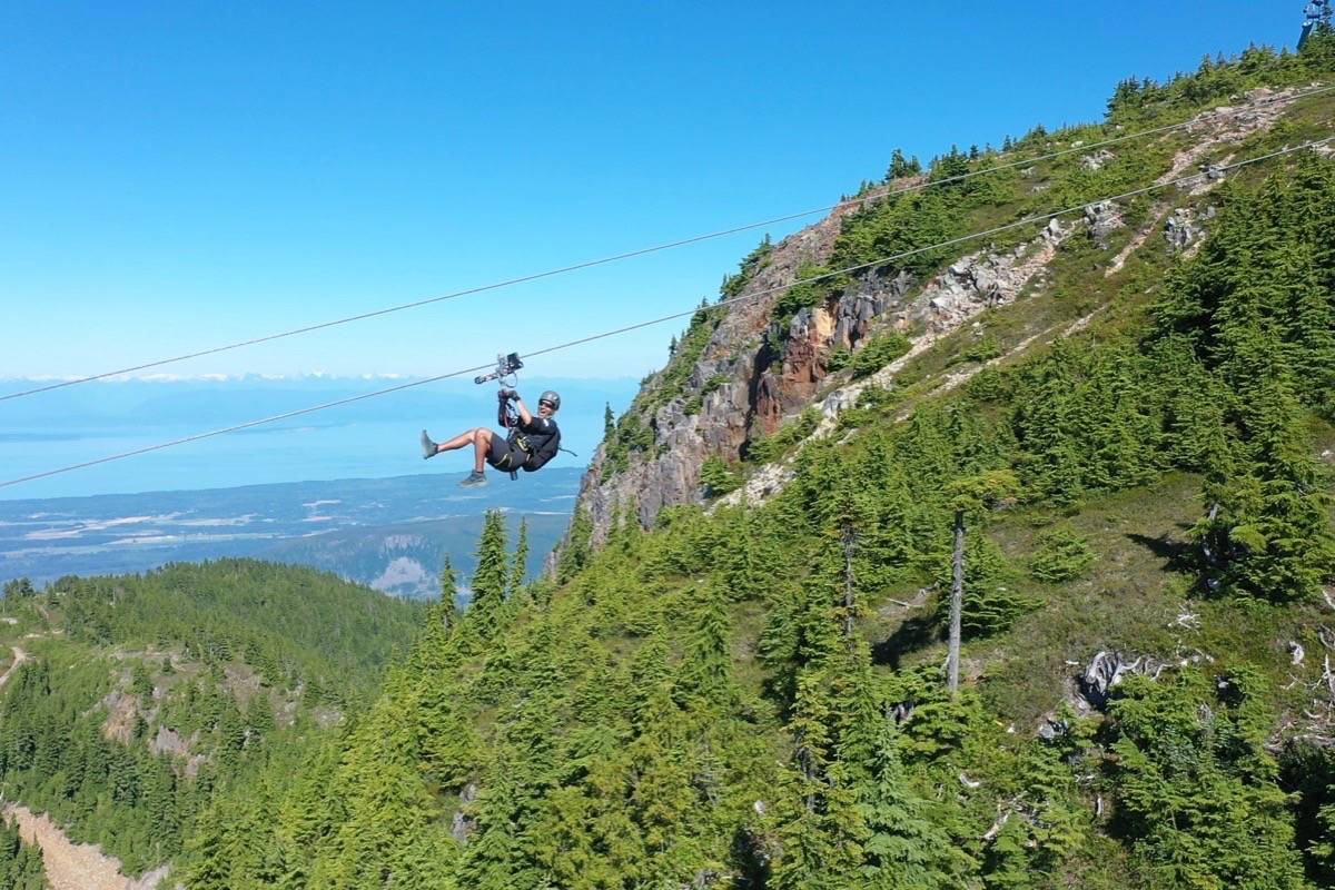 Eagle’s Flight ZipTour has opened at Mt. Washington. Photo supplied