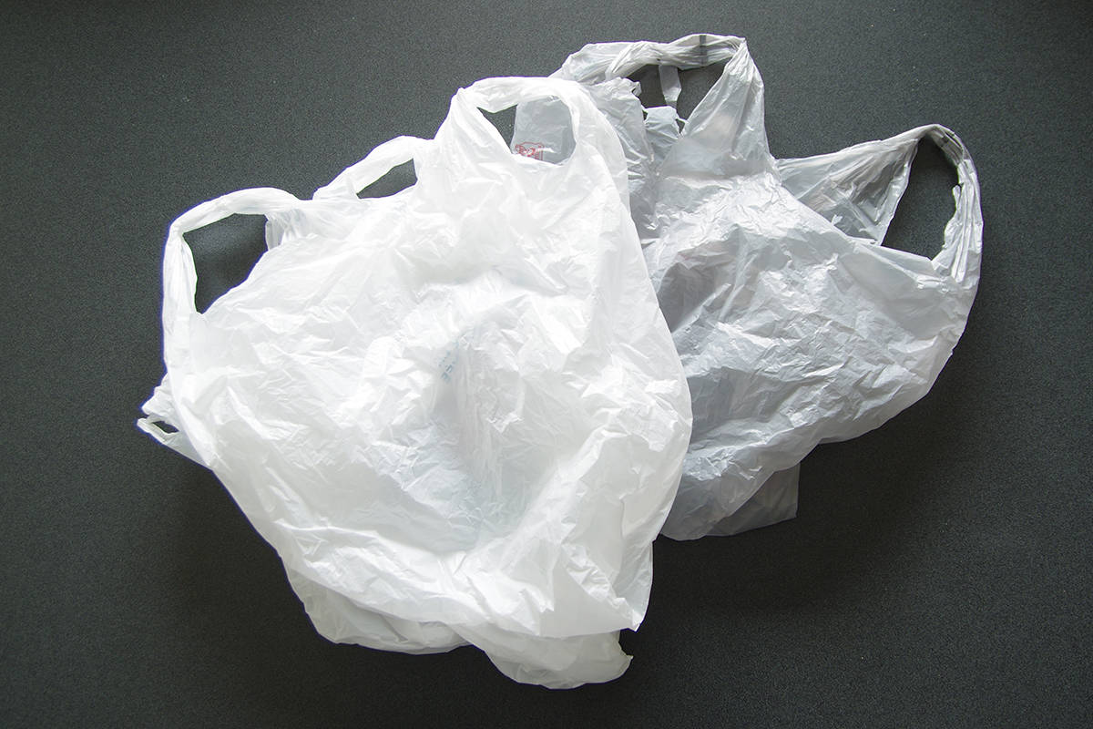 The District of Saanich is moving ahead with plans to ban plastic bags. (Black Press Media file photo)