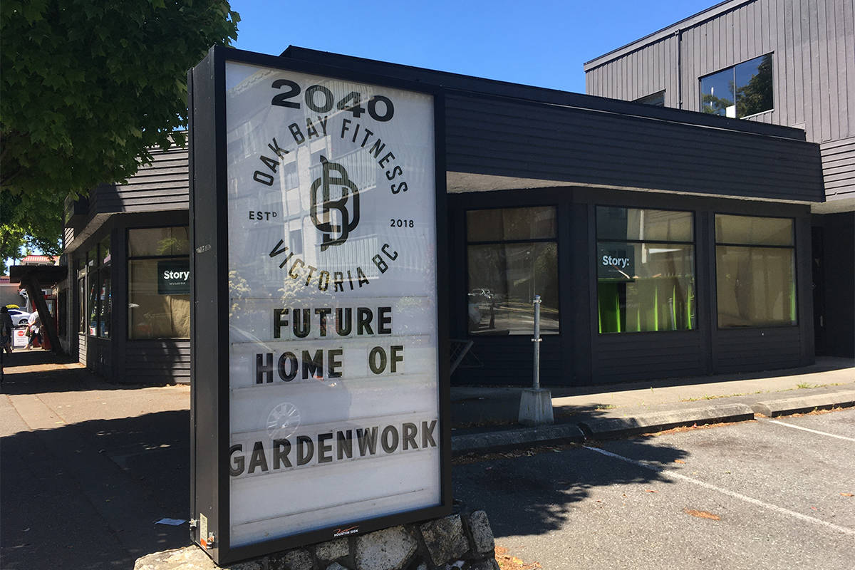 GardenWorks moves into Oak Bay late this summer from its home down The Avenue in Victoria. (Christine van Reeuwyk/News Staff)