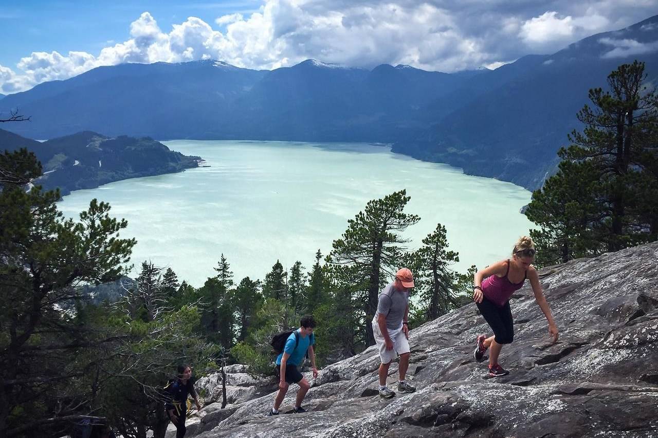 Day-use passes for specific trails within Stawamus Chief and Garibaldi parks along the Sea-to-Sky corridor will be among the measures to address the surge in visitors while protecting the environment. THE CANADIAN PRESS/Darryl Dyck