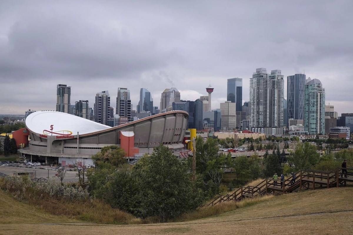 The Calgary skyline is seen on Friday, Sept. 15, 2017. THE CANADIAN PRESS/Jeff McIntosh