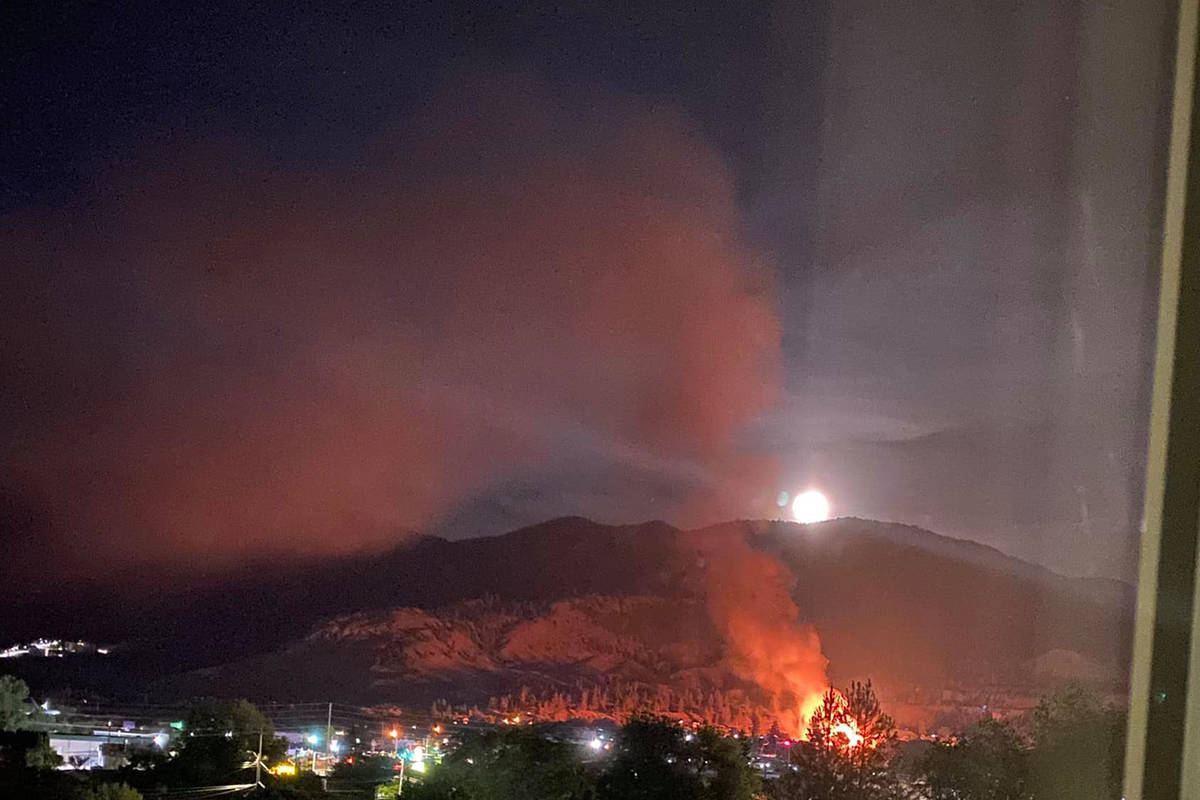 It's believed the Sacred Hearts church on PIB land burned Sunday night. (Aileen Mascasaet Maningas)