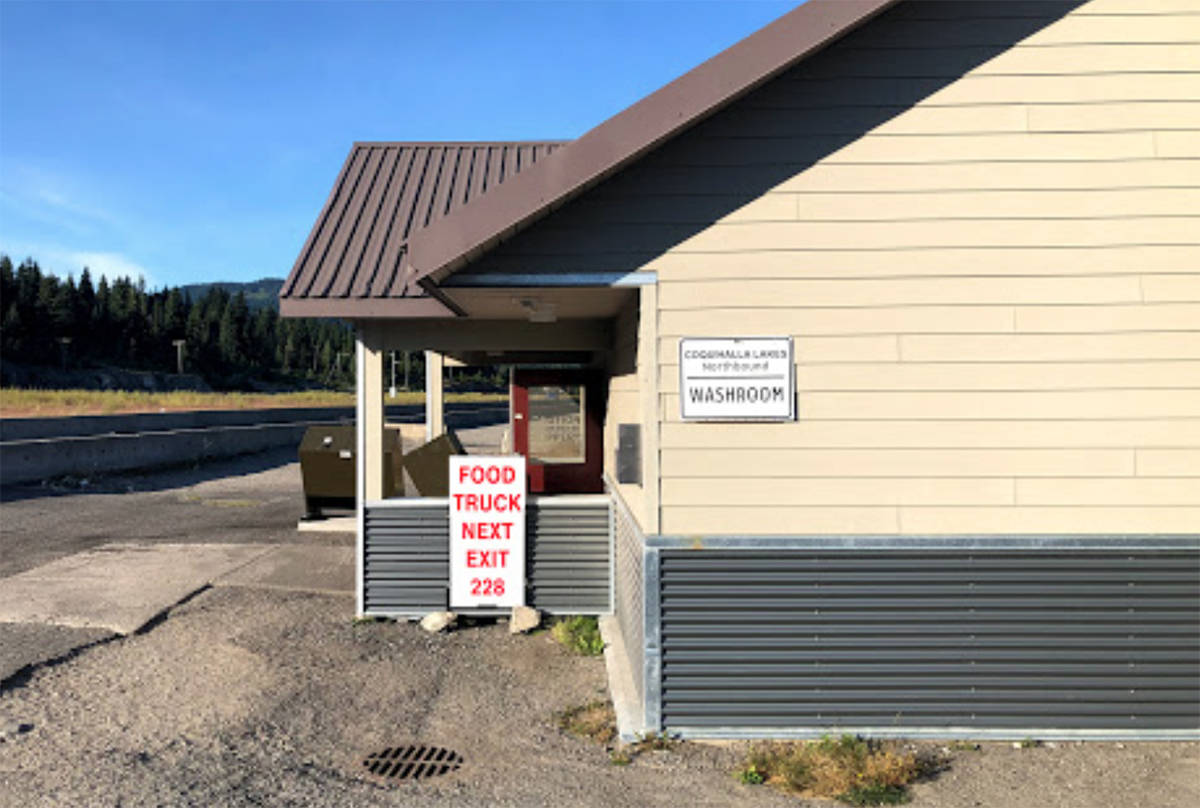 The Coquihalla Lakes washroom is getting upgrades. (Submitted)
