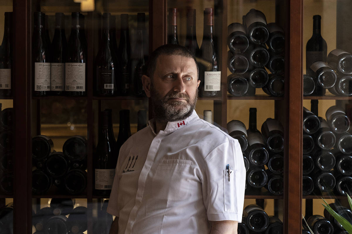 Chef "Pino” Posteraro opened Cioppino’s Mediterranean Grill and Enoteca in Yaletown in 1999, and it’s been on all the “best” lists ever since. Lia Crowe photograph