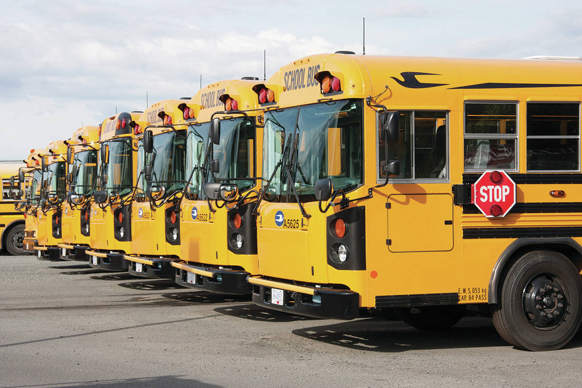 No bus service in the Sooke School District on Monday due to heat warning. (Black Press Media file photo)