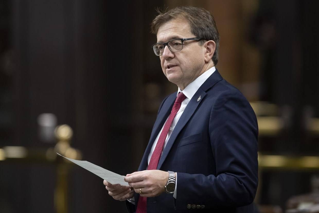 Environment and Climate Change Minister Jonathan Wilkinson responds to a question during Question Period in the House of Commons Thursday, Nov. 19, 2020 in Ottawa. THE CANADIAN PRESS/Adrian Wyld