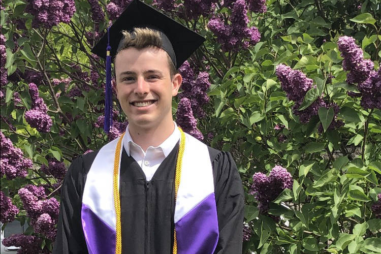 William Shaw, one of the valedictorians from the graduating class at Royal Bay Secondary, will attend the University of Victoria in September. (Photo contributed by William Shaw)