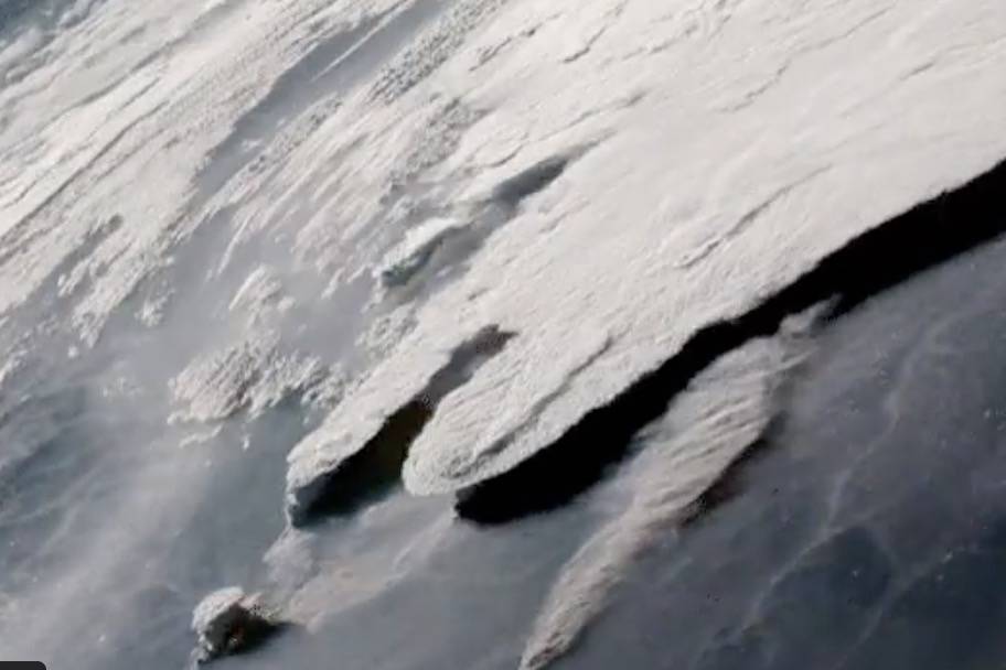 Plumes seen from satellite footage taken June 30, 2021 over B.C. (@CIRA_CSU/Twitter)