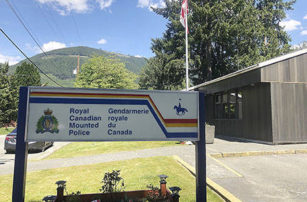 All protesters arrested at old-growth logging blockades on southern Vancouver Island are being processed at the Lake Cowichan RCMP detachment. (Kevin Rothbauer/Citizen)