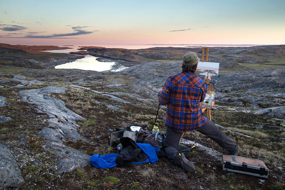 Cory Trepanier captures Hudson Bay. (Ryan Bray photo)