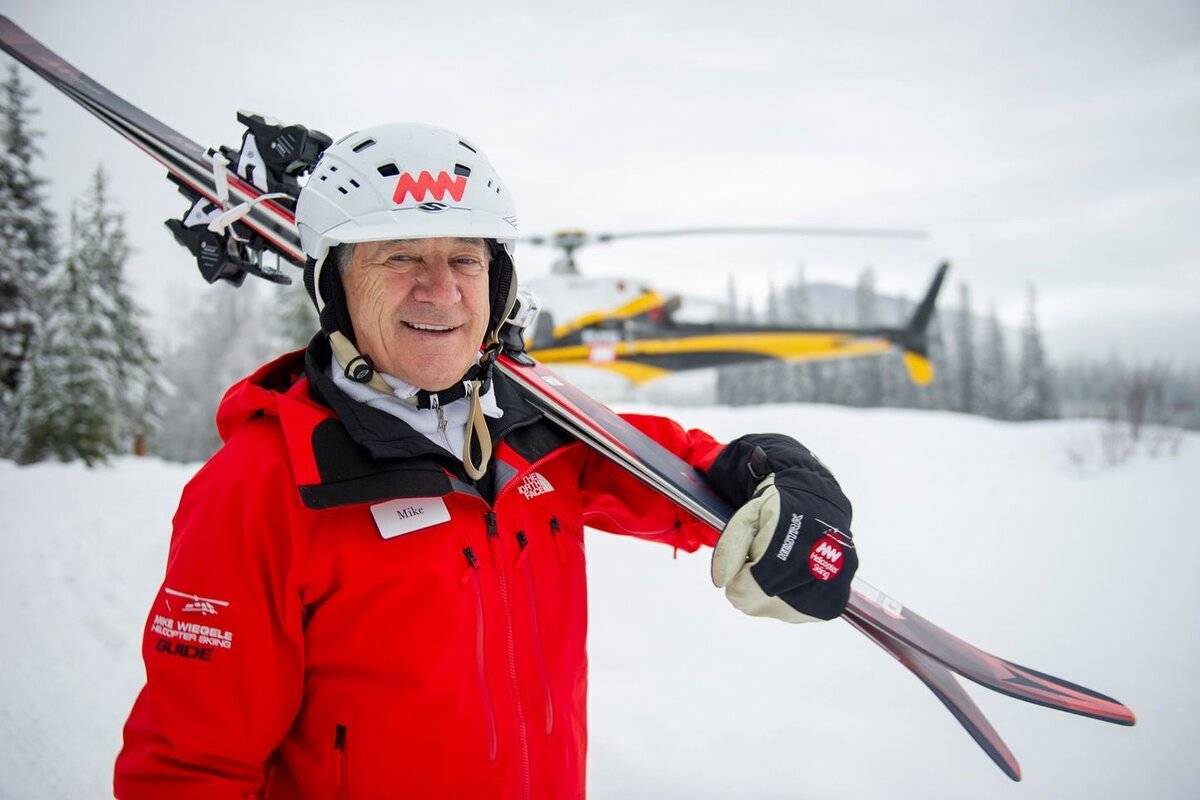Mike Wiegele died July 15, 2021, at age 82. (Mike Wiegele's Helicopter Skiing / Facebook)