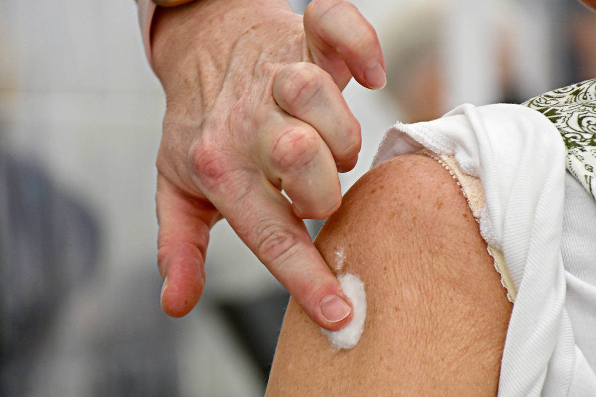 COVID-19 vaccination, Maple Ridge, March 26, 2021 (Ronan O’Doherty/Black Press Media)