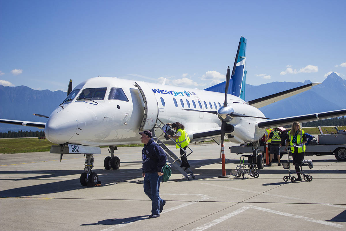 Passengers onboard WestJet flight 3185 July 21 from Vancouver to Victoria may have been exposed to a case of COVID-19, according to the B.C. Centre for Disease Control. (Black Press Media file photo)