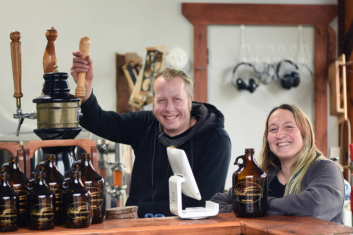 Howl Brewing, co-owned by Daniel van Netten and Alayna Briemon, is one of 17 North Saanich venues featured in the 2021 Flavour Trail scavenger hunt. (Black Press Media file photo)