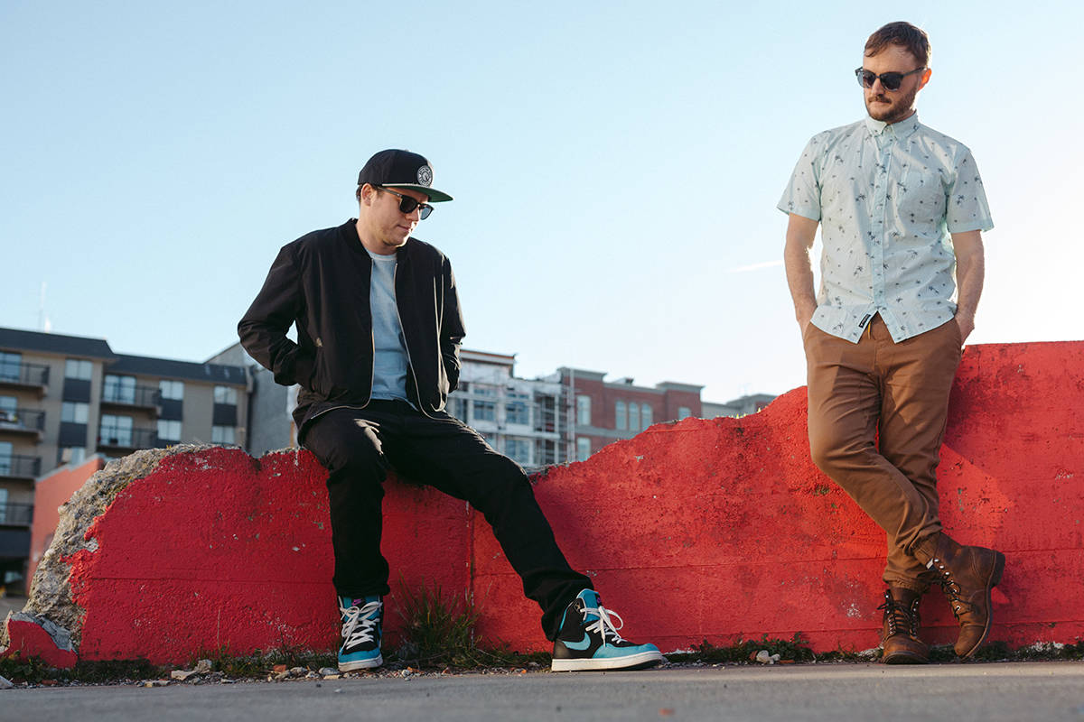 Nick Middleton and Duncan Smith, a.k.a. The Funk Hunters, will perform at Philips Backyard on Sept. 25. (Photo by Rob Campbell)