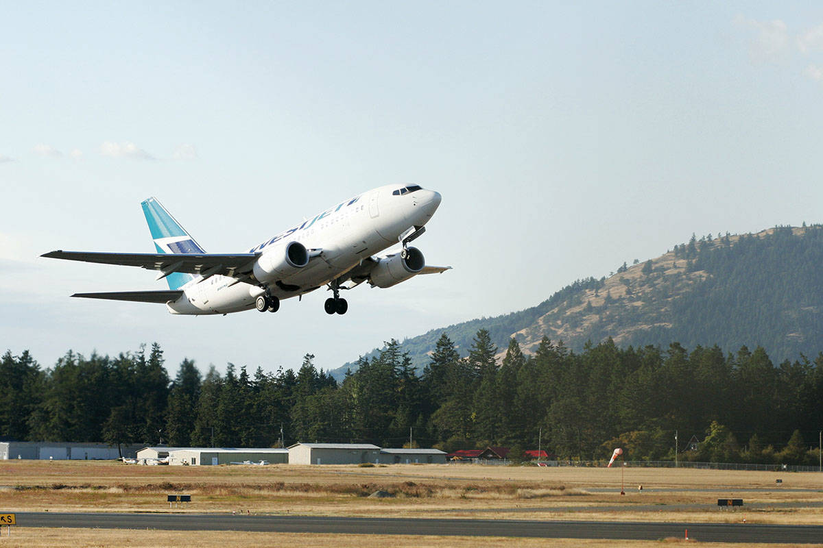 Three more flights through the Victoria International Airport have reported cases of COVID-19 onboard, including two from Vancouver July 26 and one from Kelowna July 25. (Black Press Media file photo)
