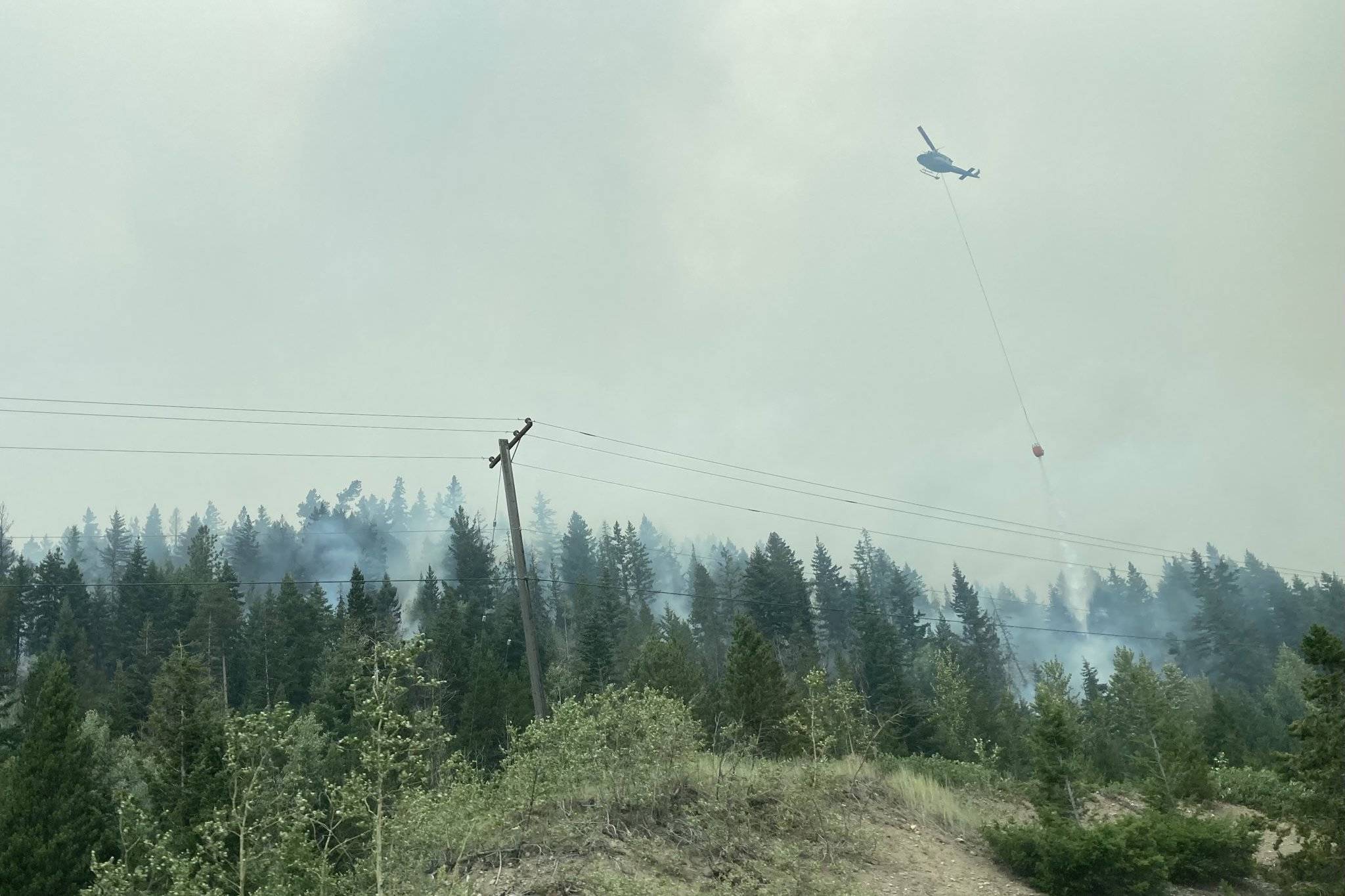 Coquihalla Highway on Friday, Aug, 6, 2021. (@maureenshenher2/Twitter)