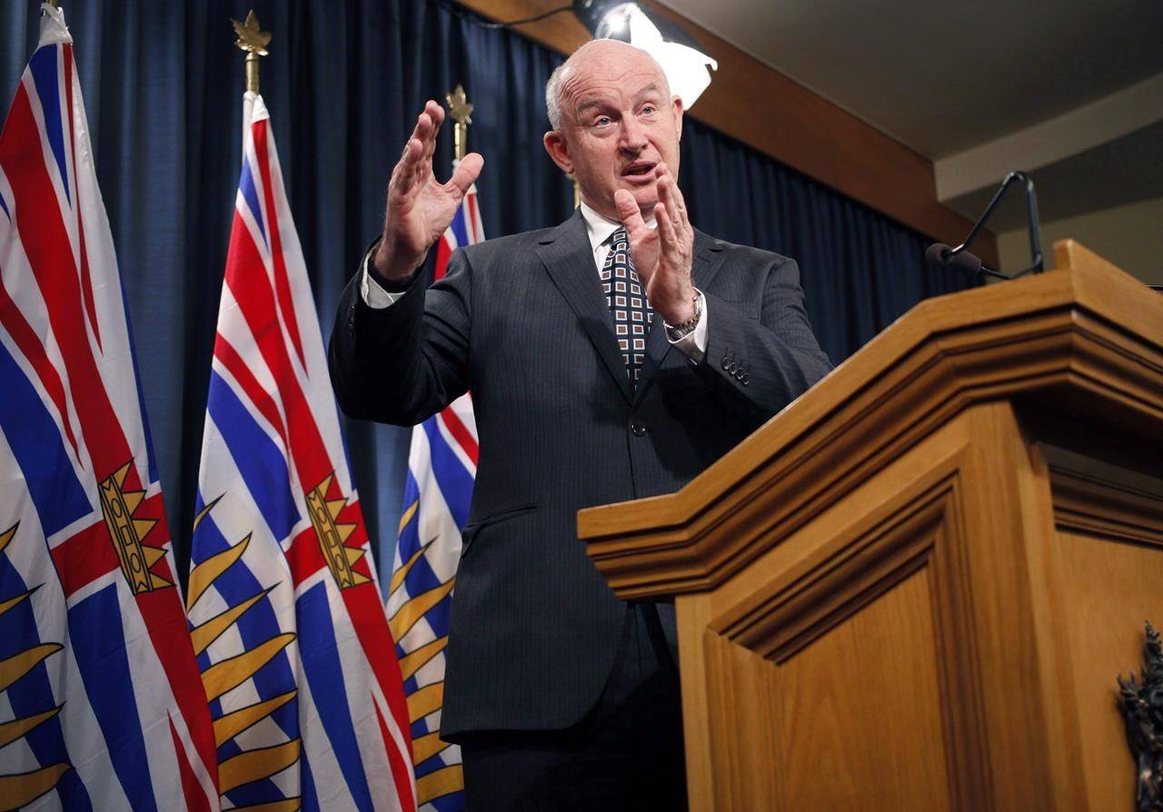 With increased fire behaviour expected, B.C. Minister of Public Safety and Solicitor General Mike Farnworth urged people not to travel to North Okanagan communities over Aug. 13-15 weekend. THE CANADIAN PRESS/Chad Hipolito