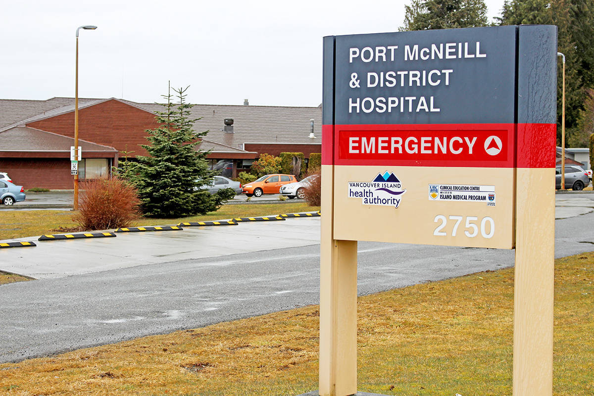 The Port McNeill hospital. (North Island Gazette file photo)