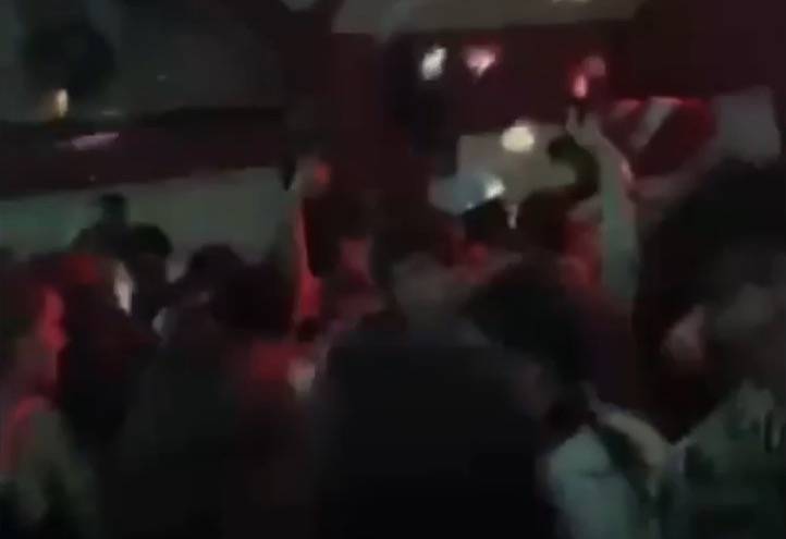 Screenshot of Snapchat video showing UBC frat party (Screenshot)