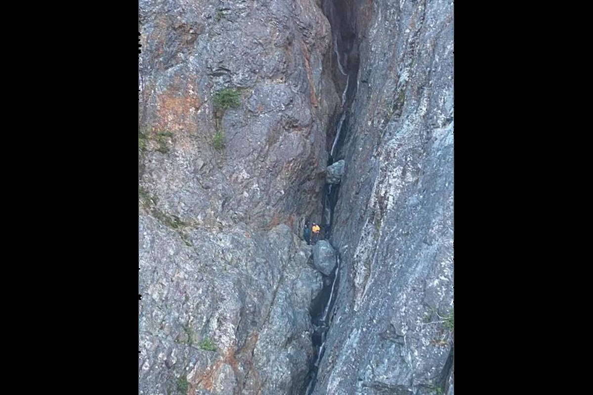 Two climbers had to be rescued from the east face of Mount Colonel Foster on Sept. 2 (North Shore Search and Rescue photo/ Facebook)