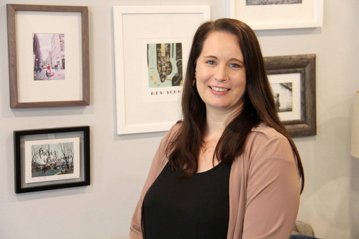 Kindred Apparel Inc. founder and owner Alexandra Bouchard is excited about the new direction her supplier in India is taking. (Christine van Reeuwyk/News Staff)