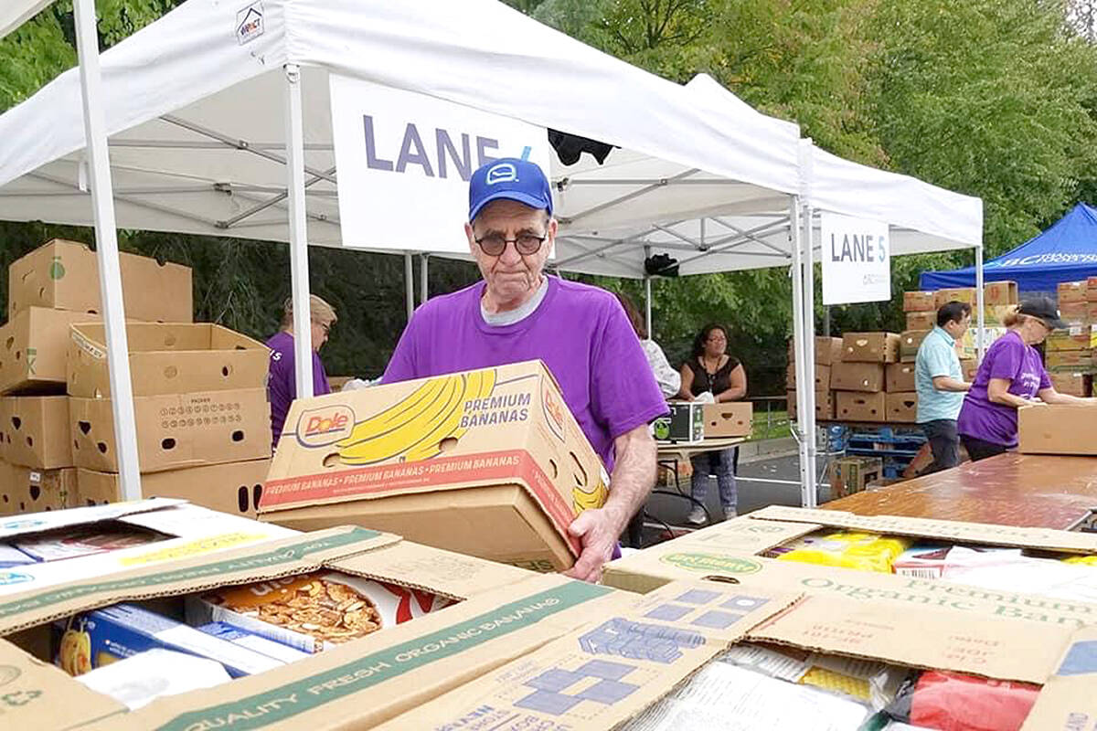 Thousands of pounds of food are collected each year across the province during the BC Thanksgiving Food Drive. (Black Press Media file photo)