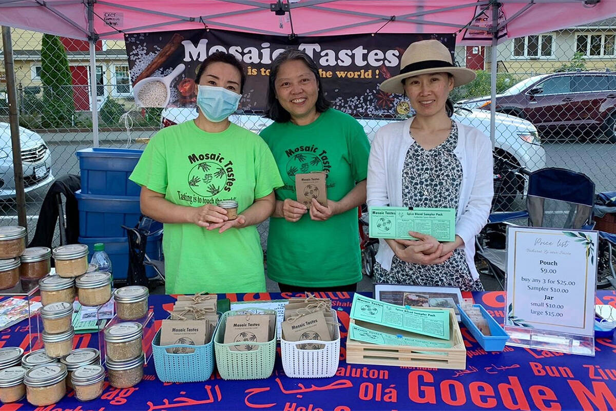 The women behind Mosaic Tastes have been recognized with a national award for their entrepreneurial efforts. (Photo courtesy of Camosun College)