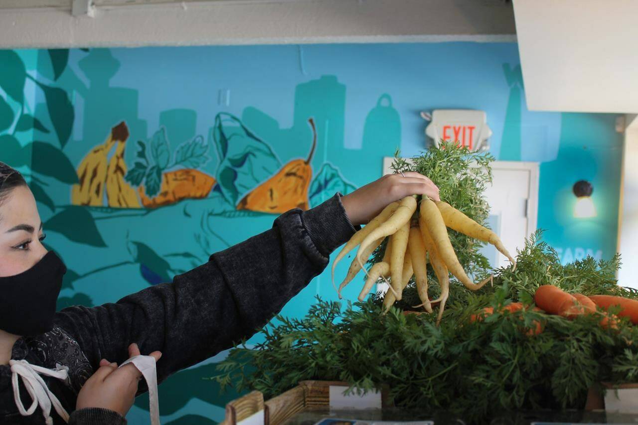 The Food Stash Foundation is opening the doors to the Rescued Food Market. (Photo by THE CANADIAN PRESS)