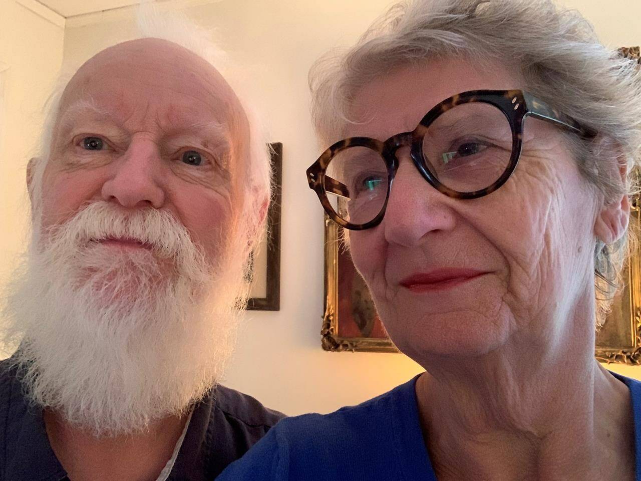 Christiane Coopman, a 73-year-old blood cancer patient in Chilliwack, B.C., and her husband Murry who suffers from melanoma, both received booster doses of the COVID-19 vaccine two weeks ago. HO-Cristiane Coopman / THE CANADIAN PRESS