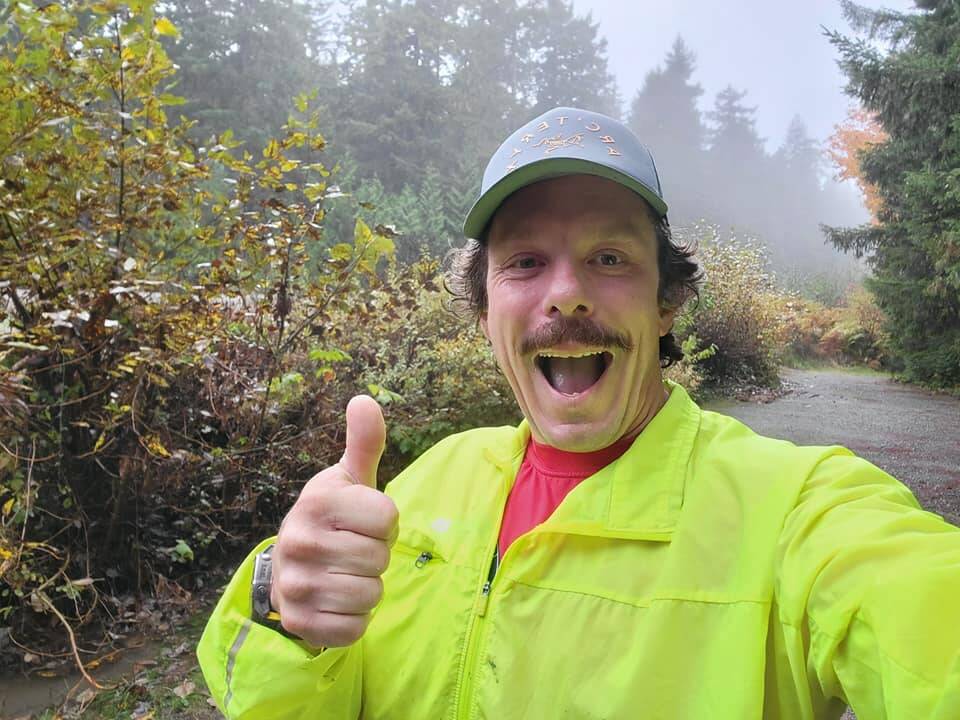 Dave Nesbitt takes a selfie during his run on Saturday, Oct. 16. (FACEBOOK PHOTO)