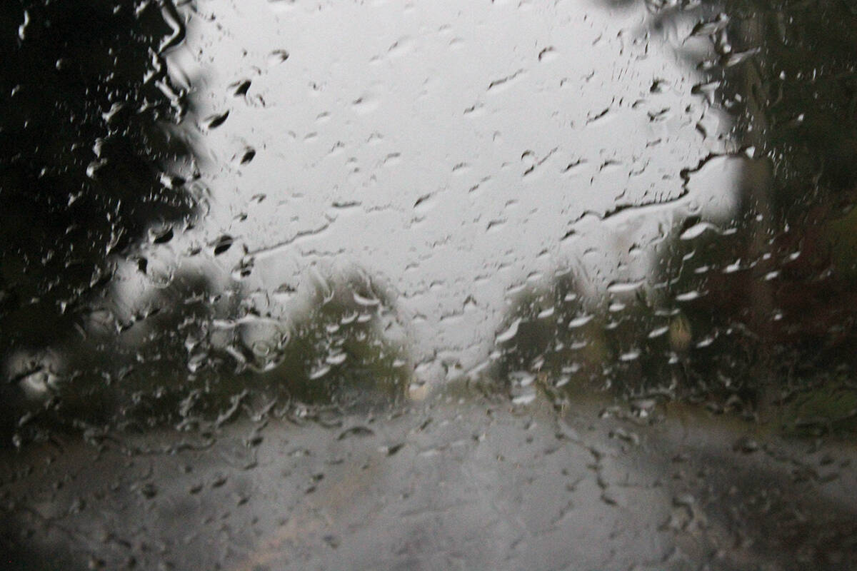 Rainfall warnings and special weather statements are in effect for most of Vancouver Island for Friday and Saturday, Oct. 15-16. (News Bulletin file photo)