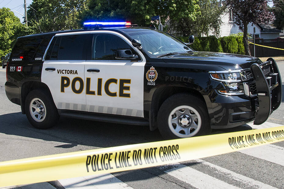 Victoria police apprehended a man wanted under several criminal and mental health warrants Oct. 18. (Black Press Media file photo)