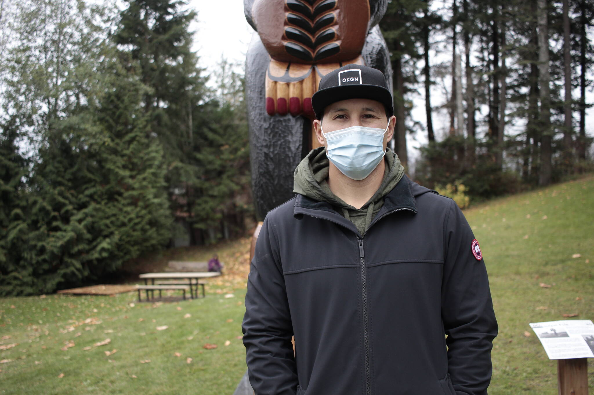 Former NHL player Jordin Tootoo spoke to a group of Indigenous youth about mental health and addictions on Oct. 28. Photo by Marc Kitteringham / Campbell River Mirror