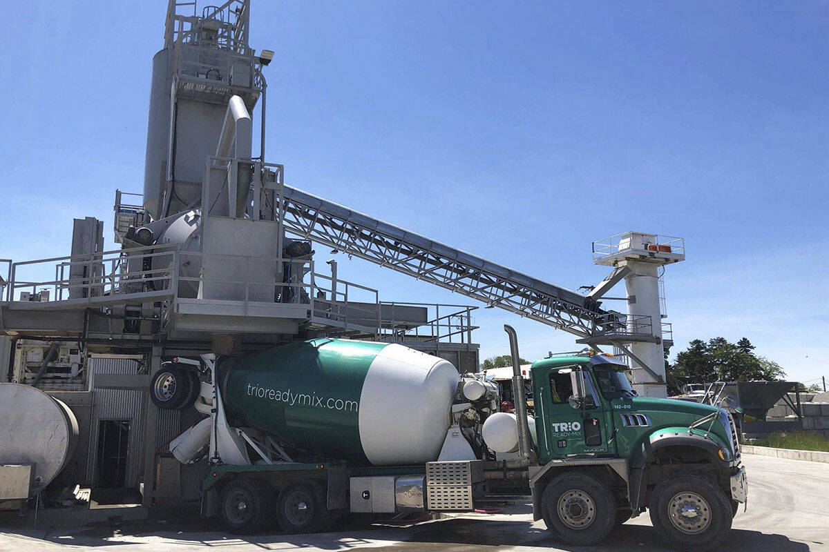 The City of Langford is looking to reduce carbon emissions in construction with its new concrete policy. (Photo courtesy Butler Concrete & Aggregate)