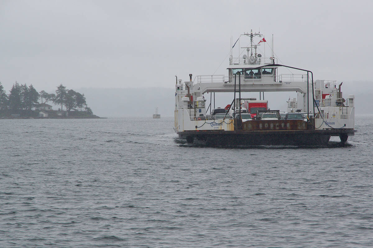 B.C. Ferries’ MV Quinsam vessel. (News Bulletin file)
