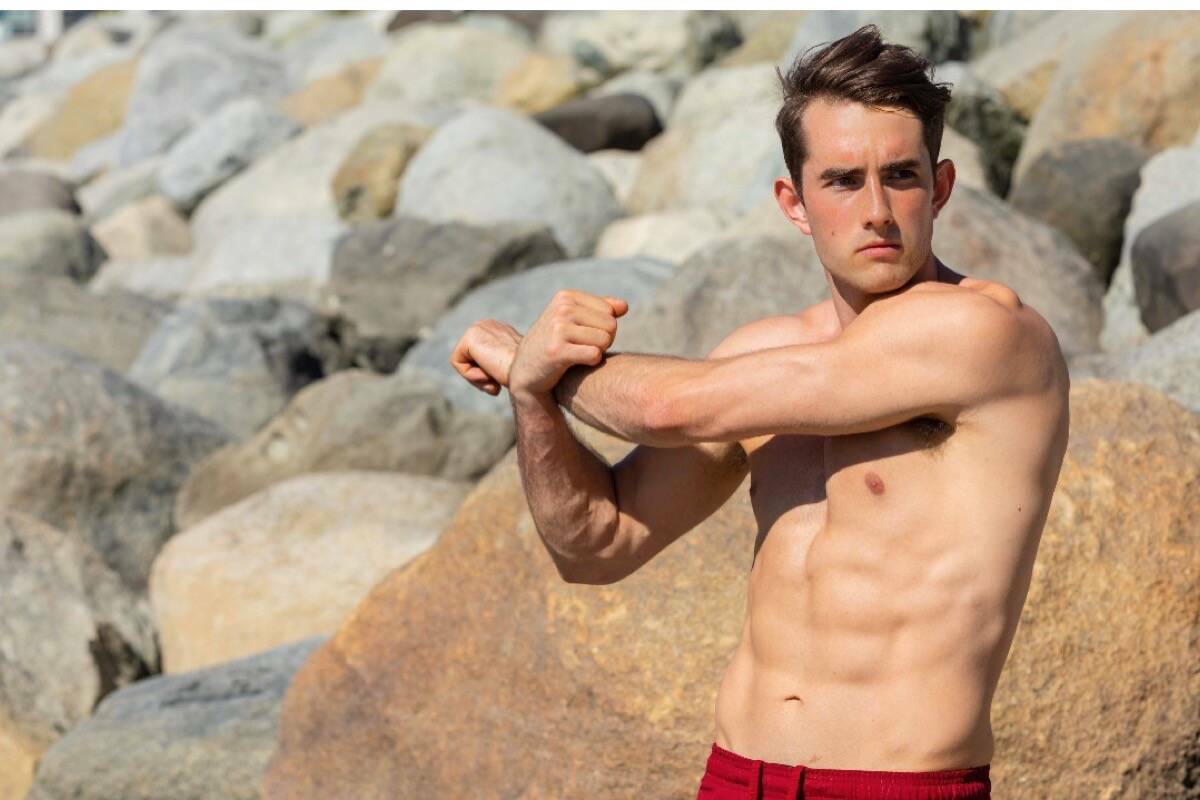 Mitchel Cook attempted to set a Guinness World Records mark for most burpees in a one-hour period. (Submitted photo)