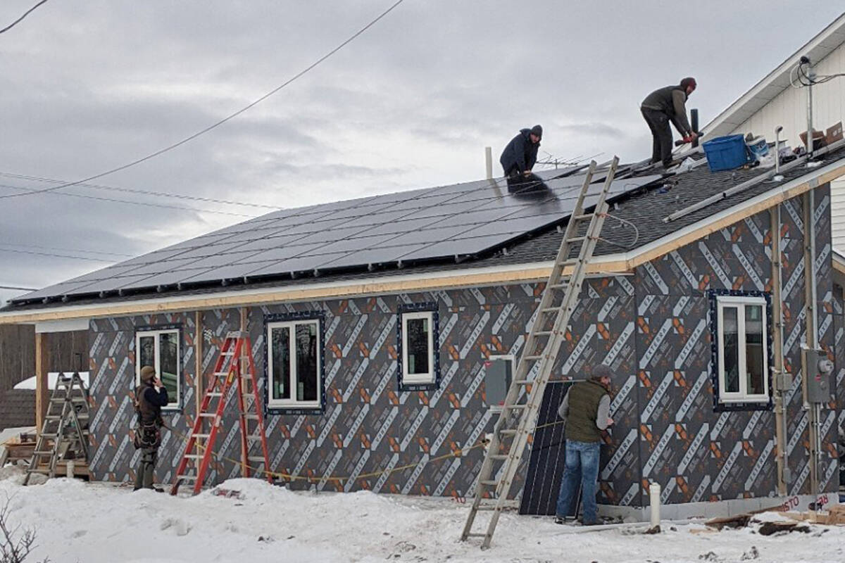 The first ever fully net-zero home built in northern B.C. was built in Fort St. James. The town has become something of a leader in energy-efficient homes thanks to Northern Homecraft, a Vanderhoof company. (Photo Northern Homecraft)