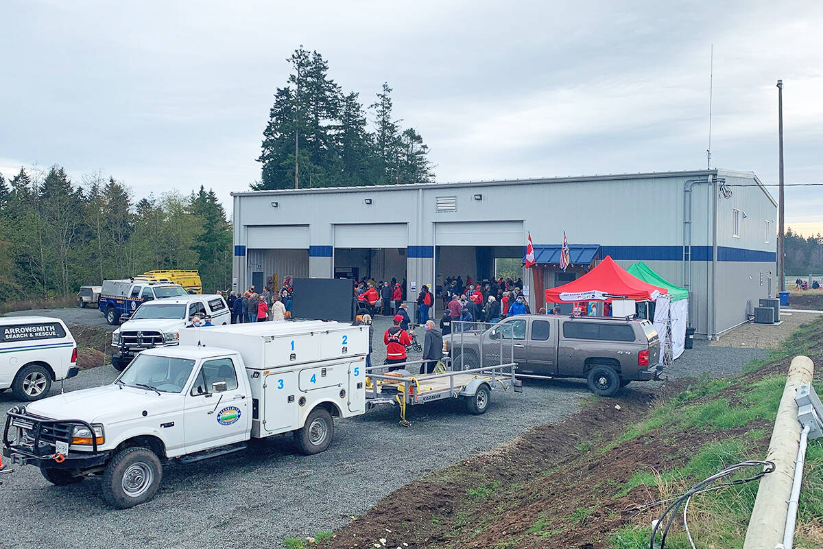 Arrowsmith Search and Rescue’s new operations centre at the Qualicum Beach Airport. (PQB News file photo)